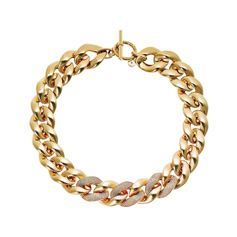 michael kors susan chain|michael kors chain link necklace.